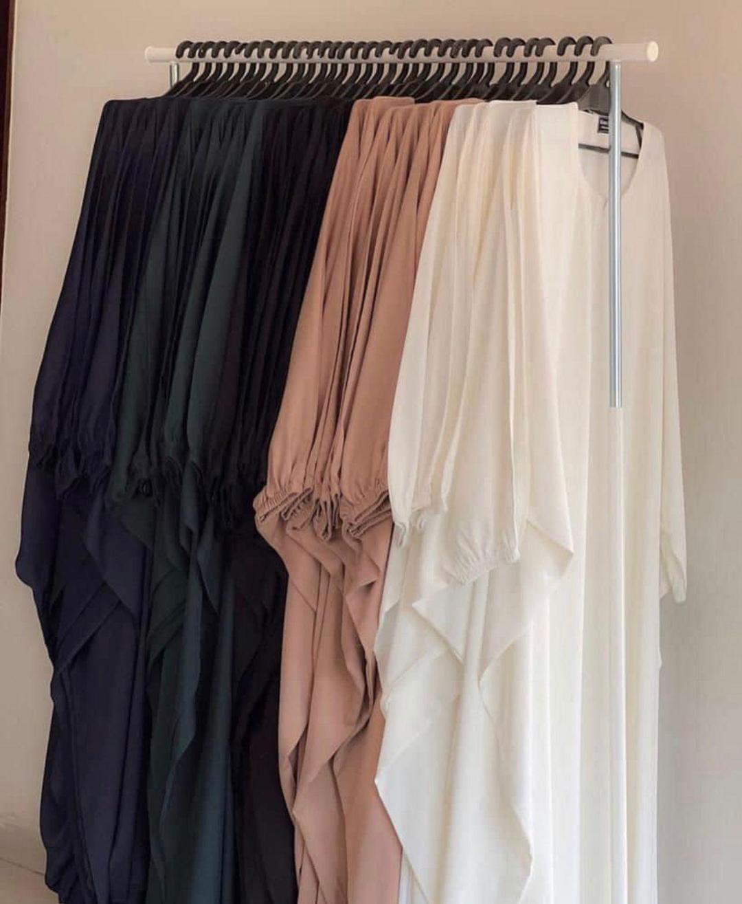 Georgette butterfly 🦋 Full Abaya 1 Pcs